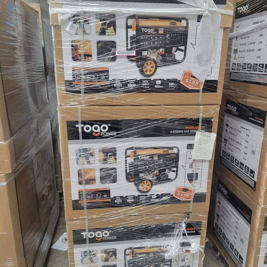 297009721_785810712431570_2003452820576151134_n Togo Power 8000W Generator Pallet – Wholesale - Image 2