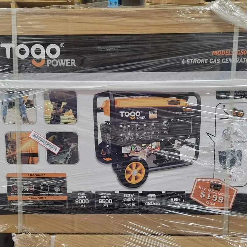 297345426_586441032935401_4294217166181697585_n Togo Power 8000W Generator Pallet – Wholesale - Image 4