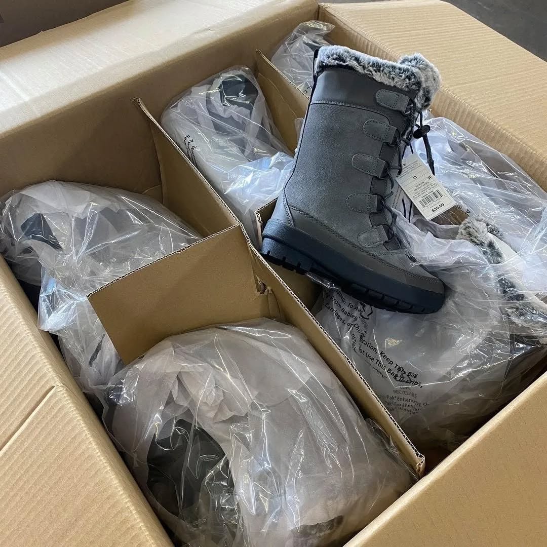 332038071_125086440491514_1793089465424900500_n Large Pallet of Overstock Winter Boots – Wholesale - Image 1