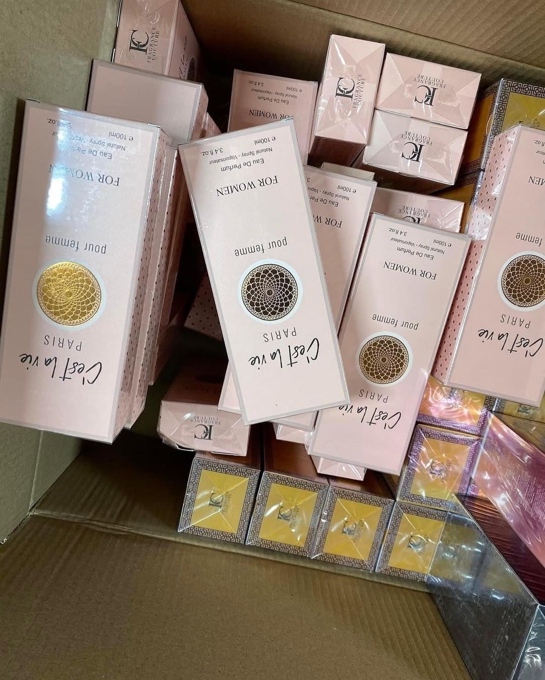 472424919_591373420155340_7947035103257740688_n Assorted Perfume & Cologne 3.4oz Pallets – Wholesale - Image 1
