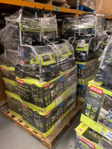 Ryobi Power Washer Liquidation Pallets