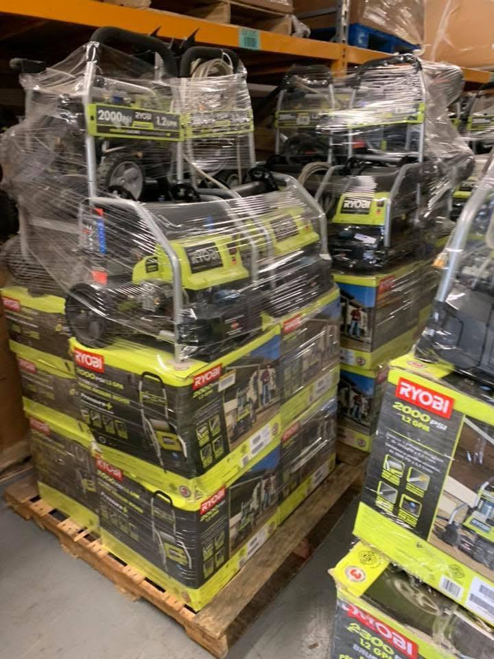 4907182405958348236 Ryobi Power Washer Liquidation Pallets - Image 1
