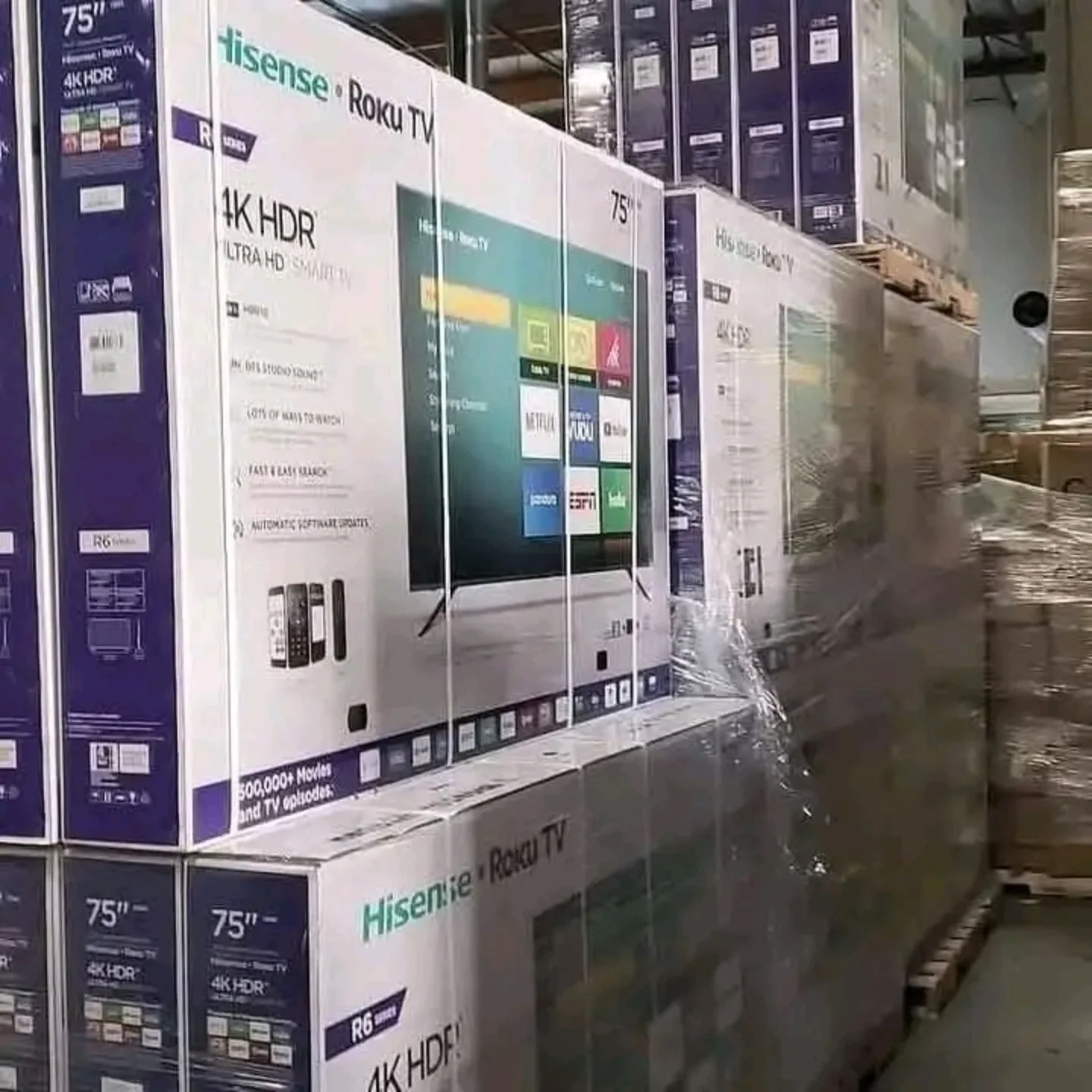 495799877_17961814985922326_6443062310681897492_n HISENSE Smart 75" 4K TV Pallet - Image 2