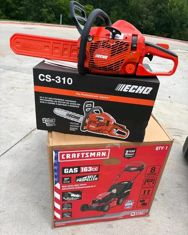 504596293_17966827442922326_8392092561835813351_n Milwaukee M12 FUEL 6" Hatchet and EGO Power+ CS1800 Chainsaw Pallet - Image 1