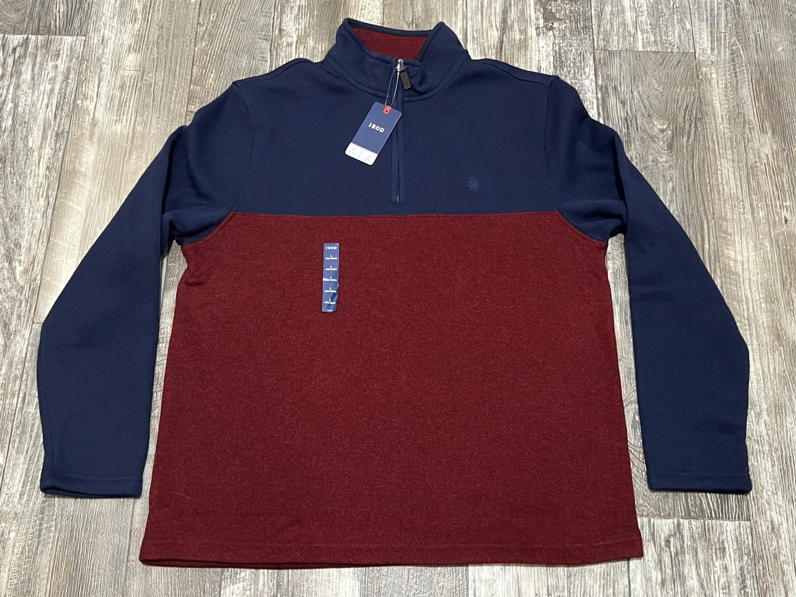 s-l16002 IZOD MEN'S JACQUARD LONG SLEEVE - Image 1
