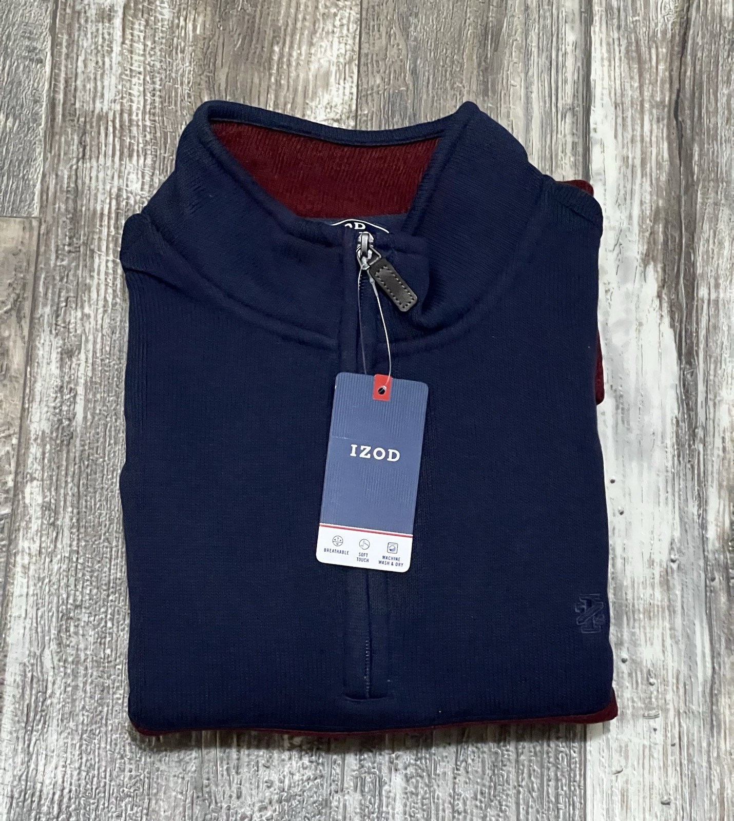s-l16010 IZOD MEN'S JACQUARD LONG SLEEVE - Image 4